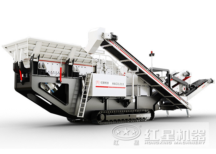履帶式移動(dòng)破碎機(jī)——履帶液壓驅(qū)動(dòng)，一體化作業(yè)效率更高