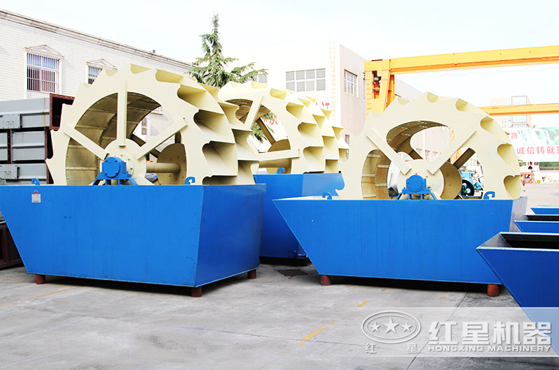 一天能洗3000噸的3020輪斗式洗砂機，以高產(chǎn)威震四方