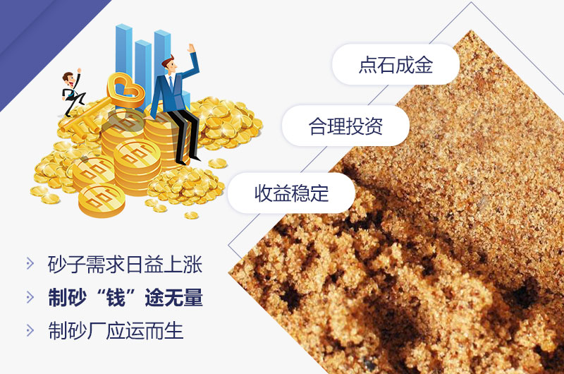 石頭制砂低投資，高收益