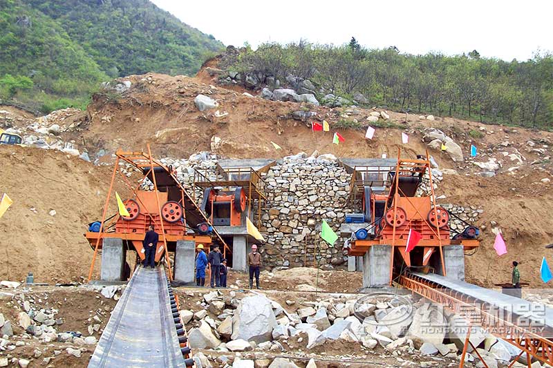 廢棄混凝土再生石子線多少錢(qián)一套？鋪路石子一立方價(jià)格多少？